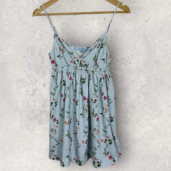 Tuckernuck Hill House The Aurora Sleep Dress Pond Floral Blue Size XS Organic‎ - Picture 12 of 13